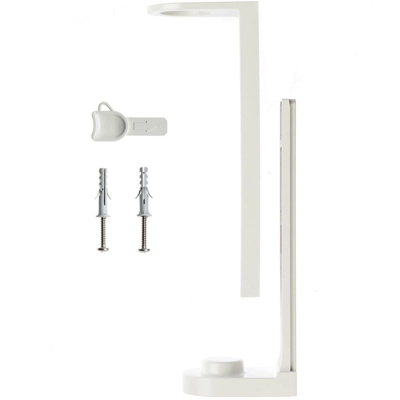 Support pour distributeur à pompe ABS à viser blanc