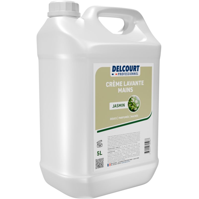 Crème lavante nacrée parfumée Delcourt - bidon de 5 L