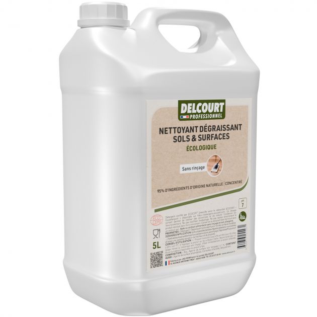 Nettoyant dégraissant concentré multi-surfaces écologique 5 L