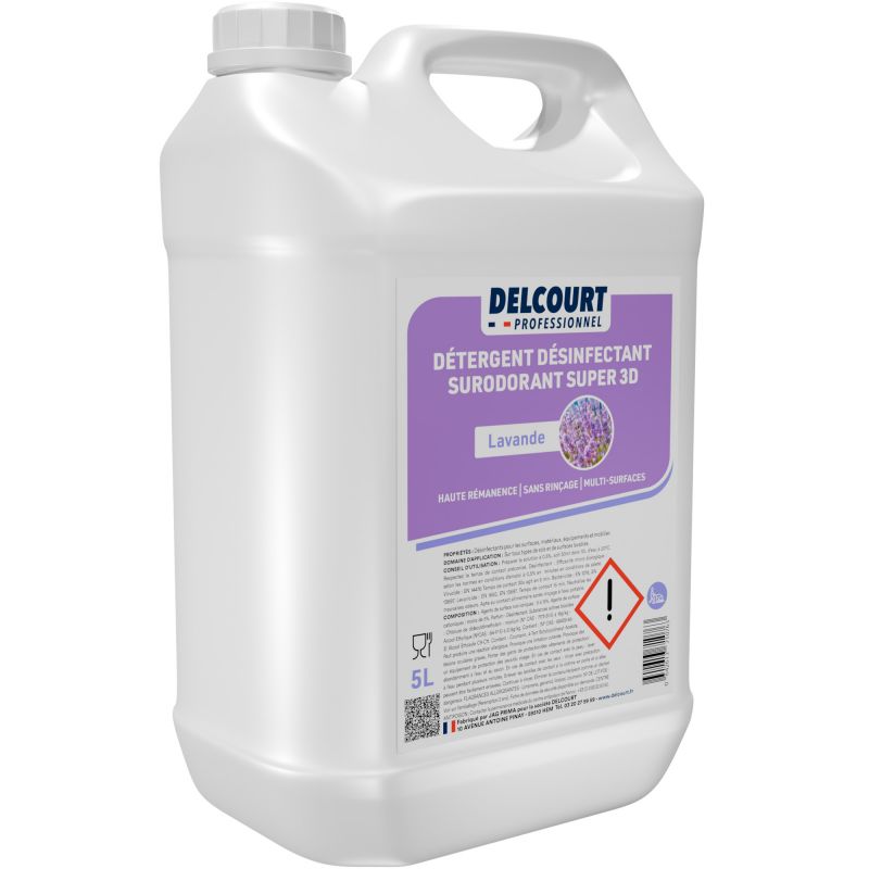 Détergent surodorant bactéricide Delcourt bidon 5 L