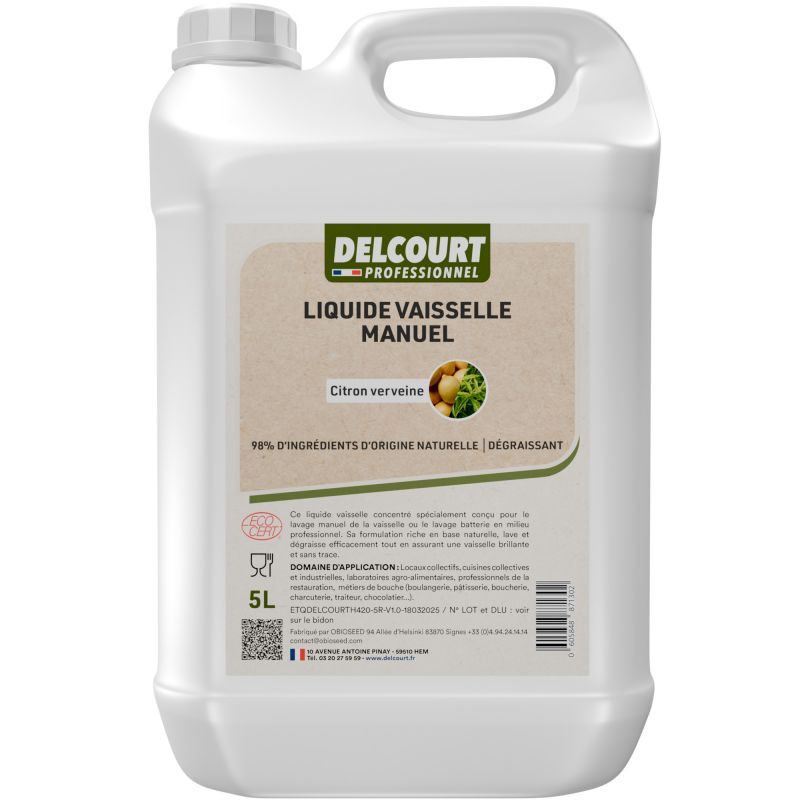 Liquide vaisselle écologique citron 5L