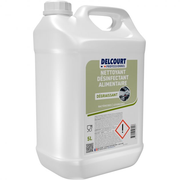 Détergent dégraissant désinfectant alimentaire concentré 5 L