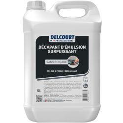 Décapant d'émulsions sans rinçage parfum pin 5 L Delcourt