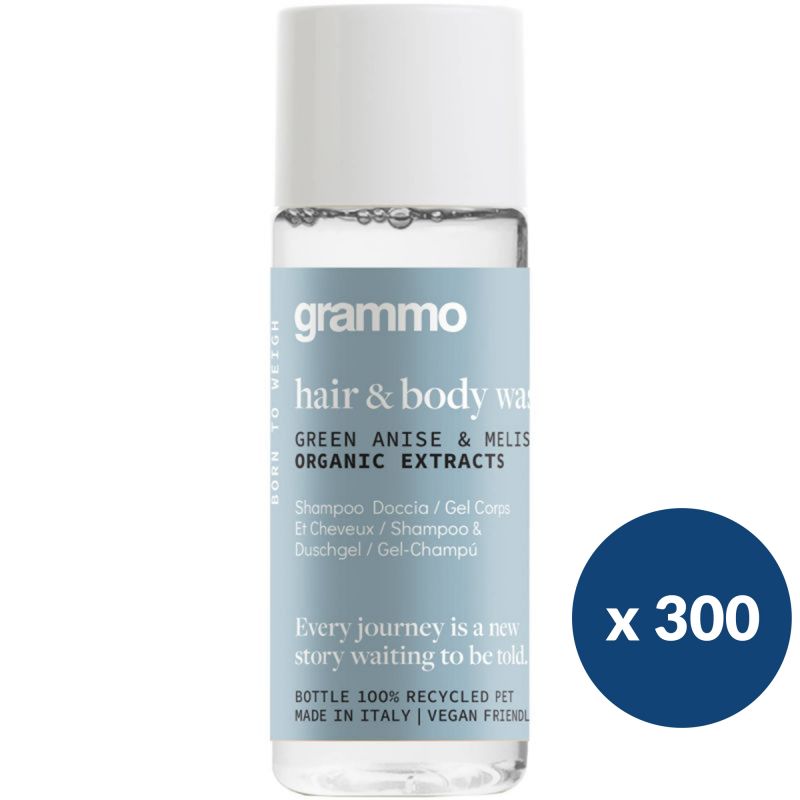 Gel douche shampoing​ vegan 30 ml x 300 flacons