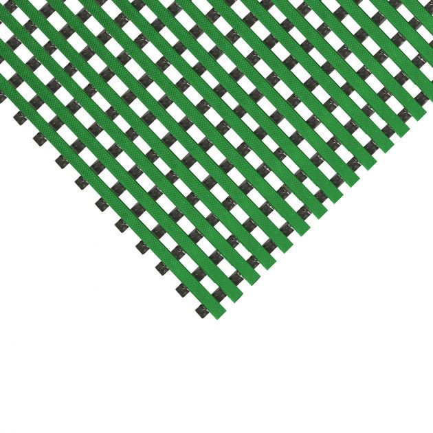 Tapis spécial milieu humide (piscine, douche, vestiaire) 15 mm 120cm x 10m vert