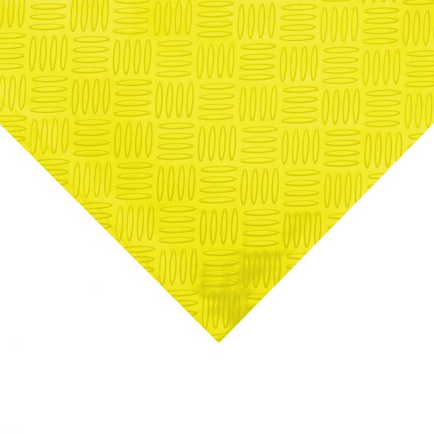 Tapis jaune voies de chantier 2 mm zoom