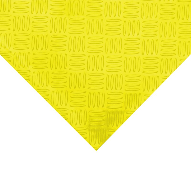 Tapis jaune voies de chantier 2 mm zoom