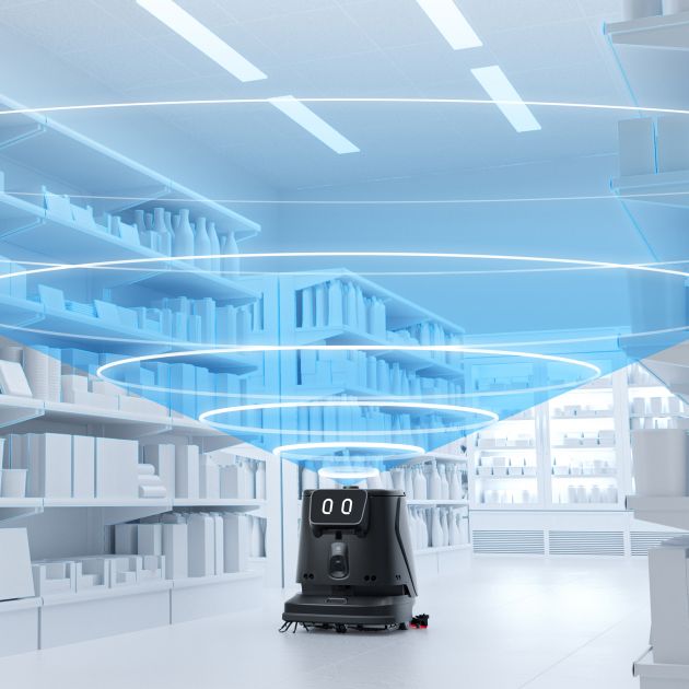 Robot 4-en-1 évoluée avec IA embarquée situation 2