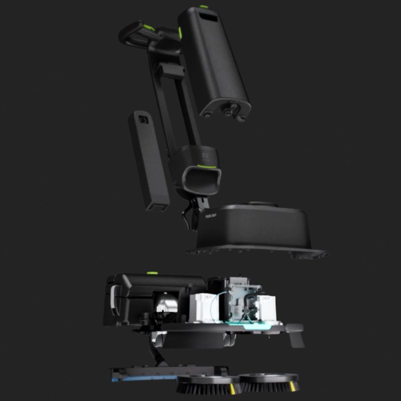 Autolaveuse verticale intelligente SH1 vue éclaté