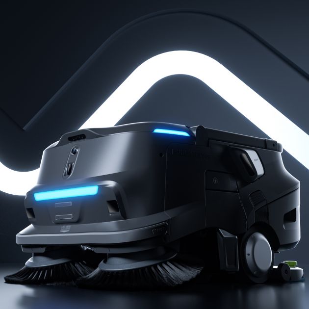 Balayeuse autonome grande capacité version aspirante MT1 VAC 3/4