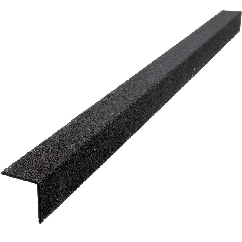 Nez de marche antidérapant pour escalier 55 x 55 mm noir