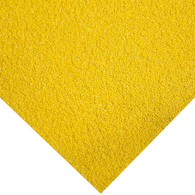 Revêtement de sol en PRV (poly avec fibre de verre) 5 mm jaune