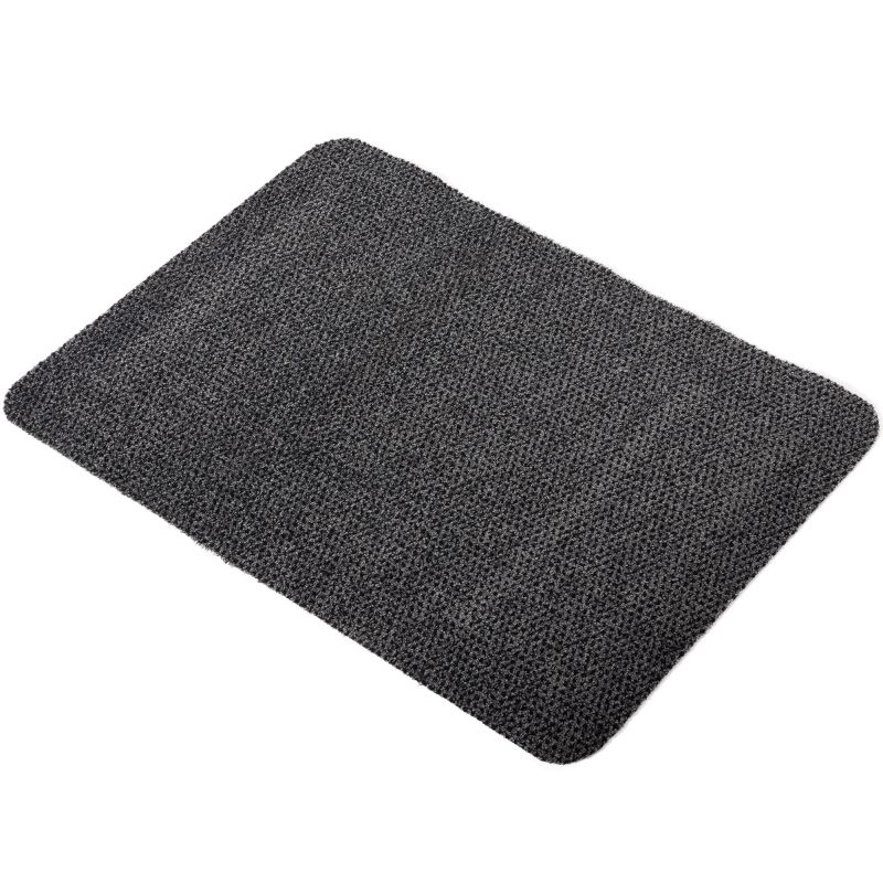 Tapis anti-fatigue en moquette résistante 14 mm 50 x 85cm gris