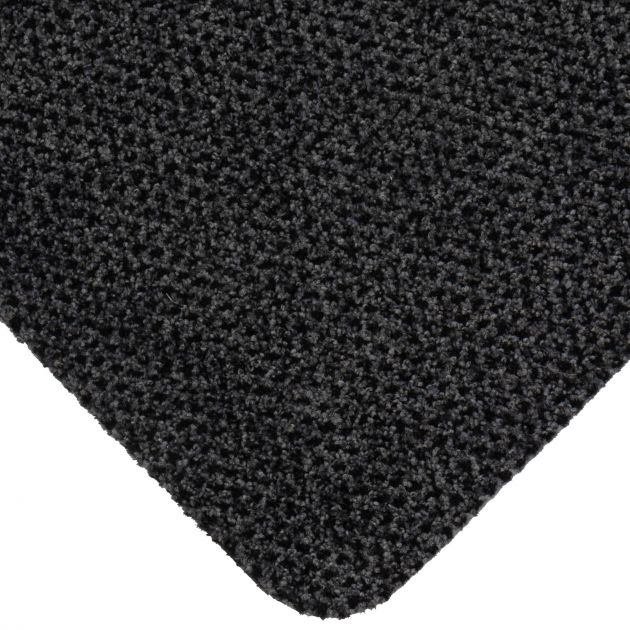 Tapis anti-fatigue en moquette résistante 14 mm gris anthracite