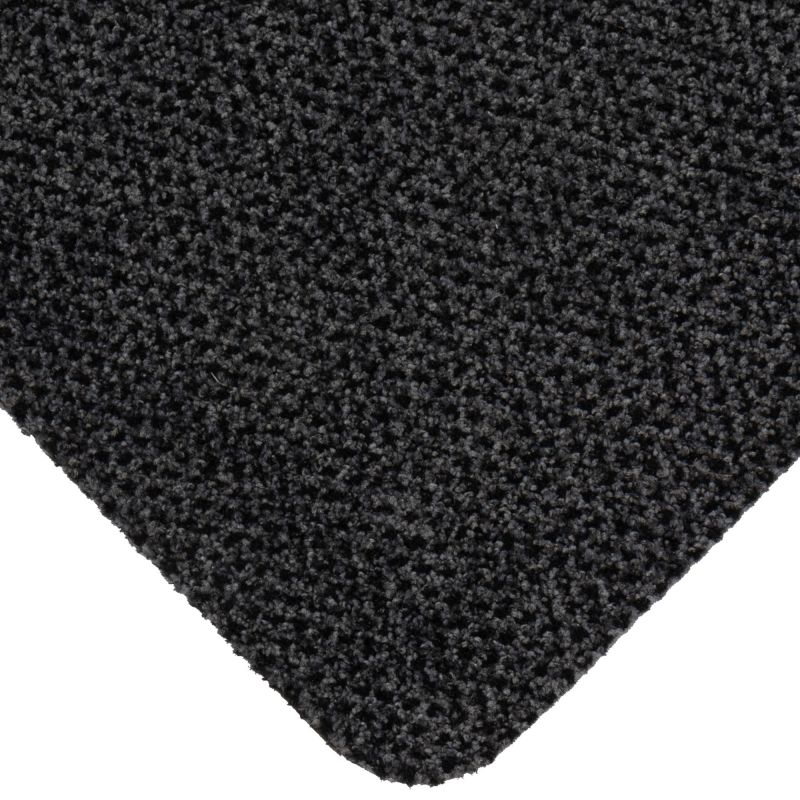 Tapis anti-fatigue en moquette résistante 14 mm gris anthracite