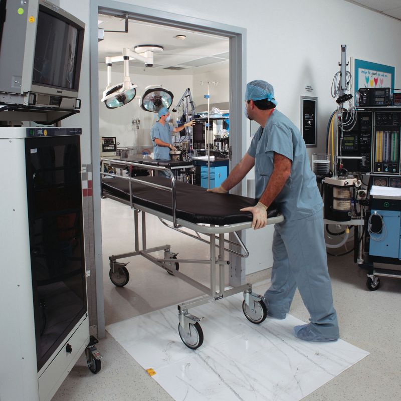 Tapis anti-contamination entrée de gamme 1,5 mm en situation