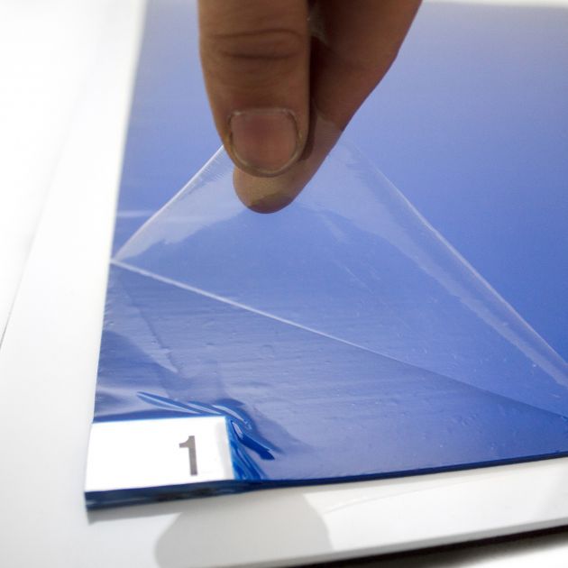 Feuille anti-contamination x 60 utilisation bleu