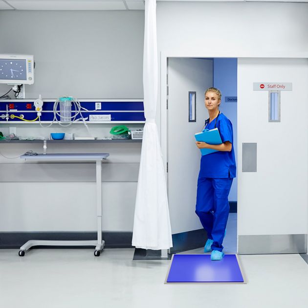 Feuille anti-contamination x 60 ambiance bleu