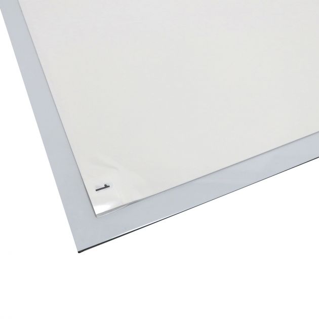 Socle simple avec 60 feuilles anti-contamination zoom coin