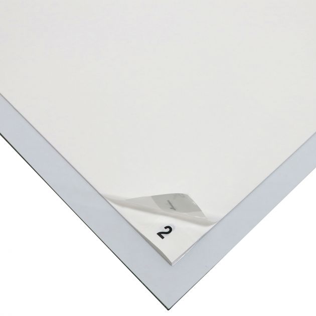 Socle simple avec 60 feuilles anti-contamination coin blanc