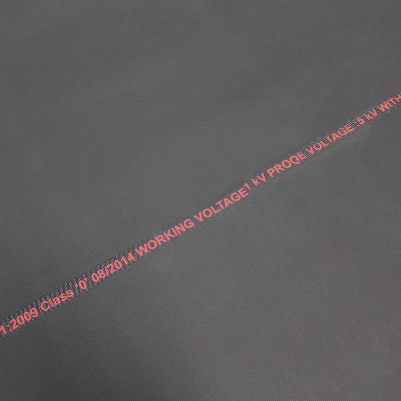 Tapis protégeant contre les choques électriques classe 0 zoom matière