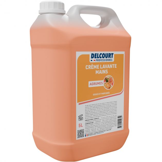 Crème lavante pour les mains parfumée -bidon 5 L Delcourt