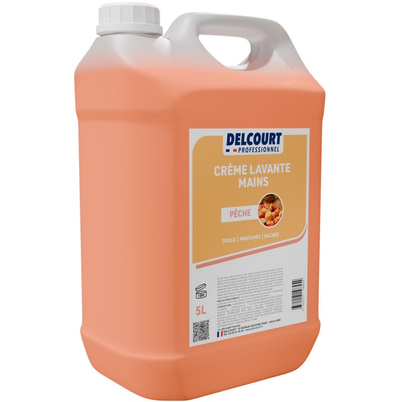 Crème lavante nacrée parfumée Delcourt - bidon de 5 L