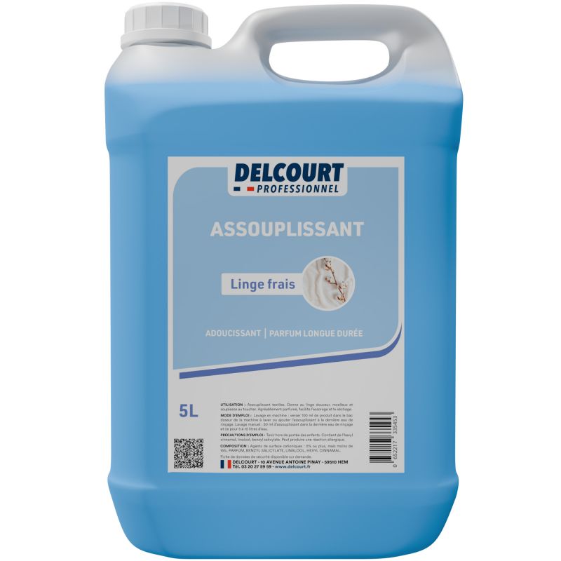 Assouplissant textile bidon de 5 L Delcourt