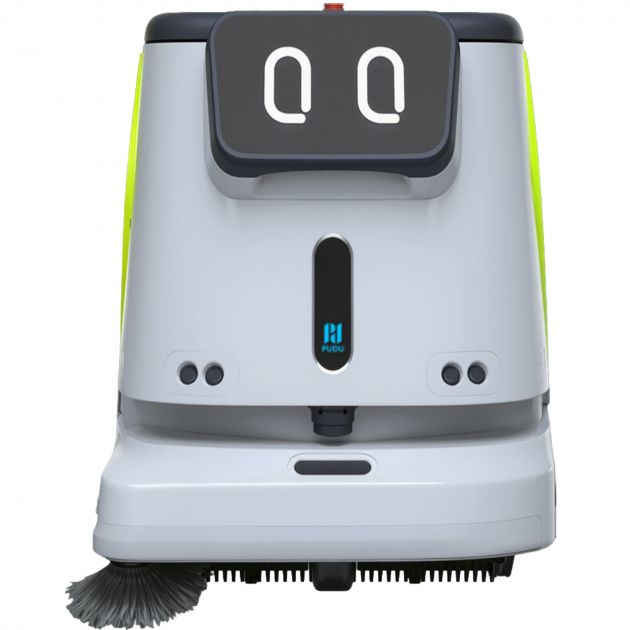Robot laveur de sol professionnel PUDU CC1 face 