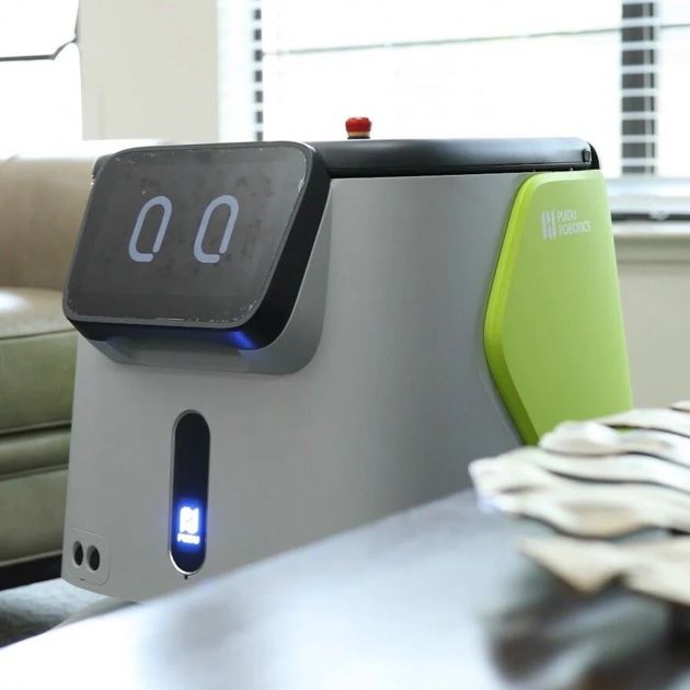 Robot laveur de sol professionnel PUDU CC1 zoom ambiance