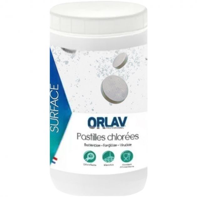 Pot de pastilles Javel nettoyantes désinfectantes et désodorisantes 300