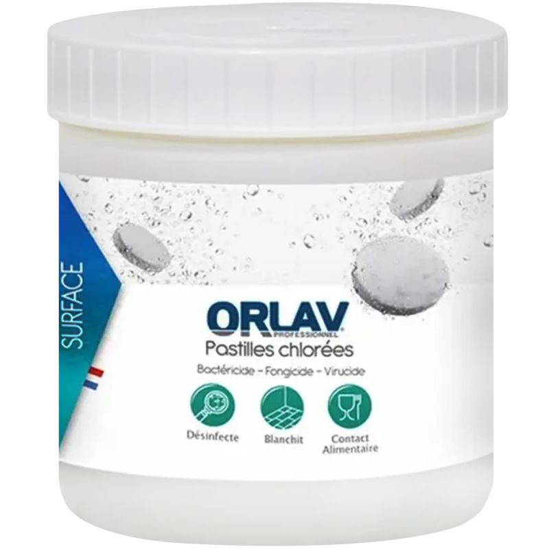 Pot de pastille de chlore​ nettoyantes désinfectantes et blanchissantes