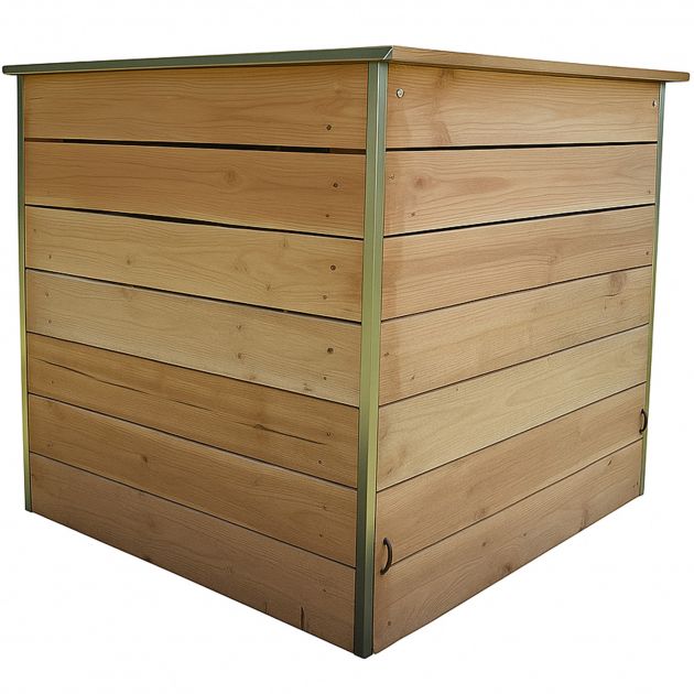 Composteur bois jardin 400 litres