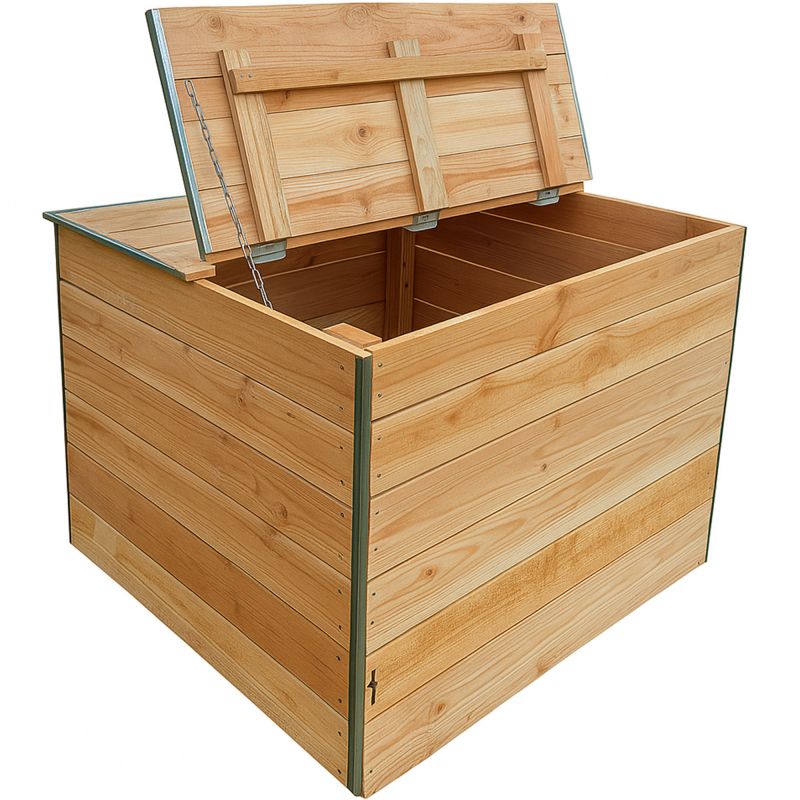 Composteur bois jardin 800 litres