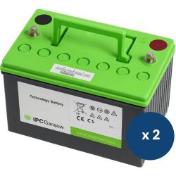 Batterie gel autolaveuse CT15 B35 x2