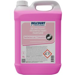 Nettoyant sanitaires concentré 4 en 1 Delcourt 5 L