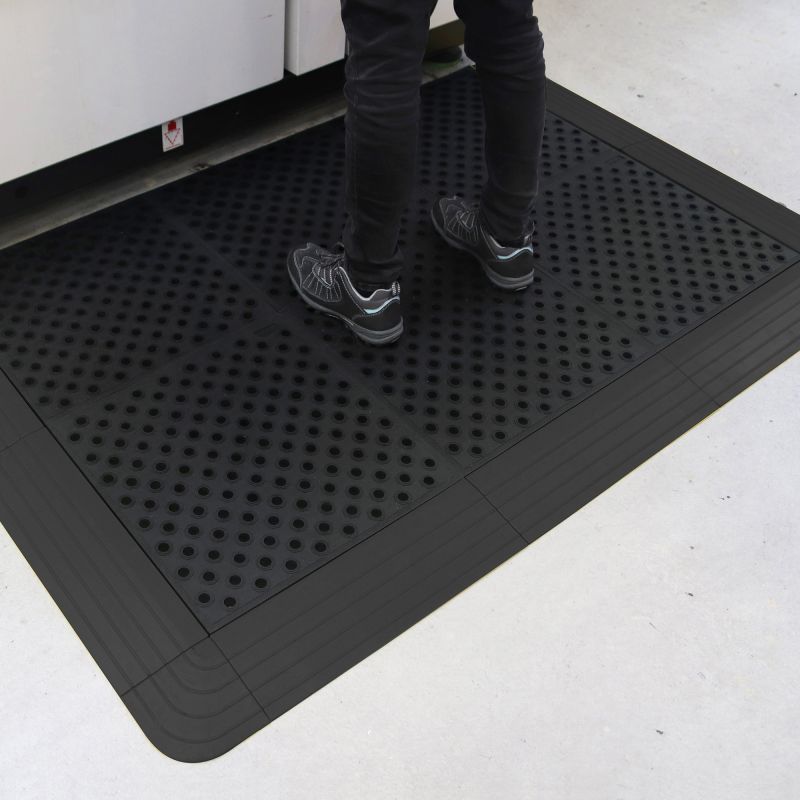 Bord pour dalle anti-fatigue 0,5 m épaisseur 24 mm angle zoom