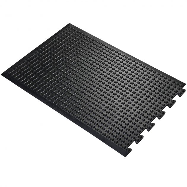 Dalle nitrile emboitable extrémité profil