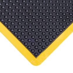 Tapis surface à bulle bord jaune 14 mm 60x90cm