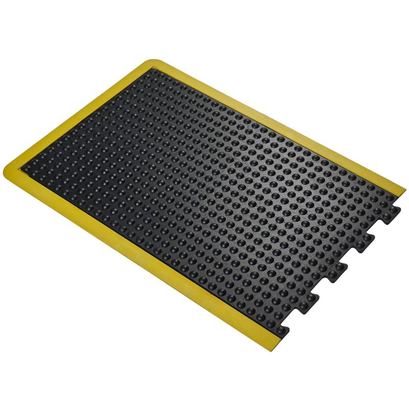 Dalle à bord jaune emboitable extrémité 60x90cm