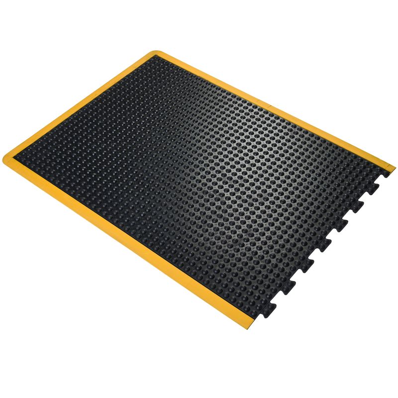 Dalle à bord jaune emboitable extrémité 90x120cm