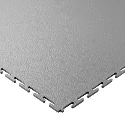 Dalle emboitable texturée en PVC 7 mm gris clair