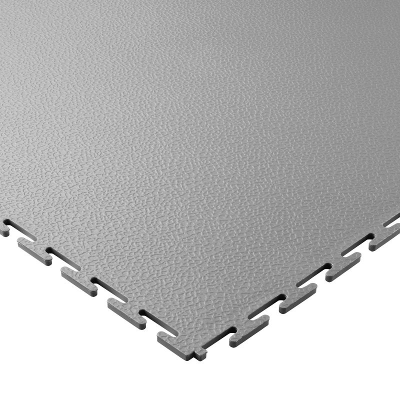 Dalle emboitable texturée en PVC 7 mm gris clair