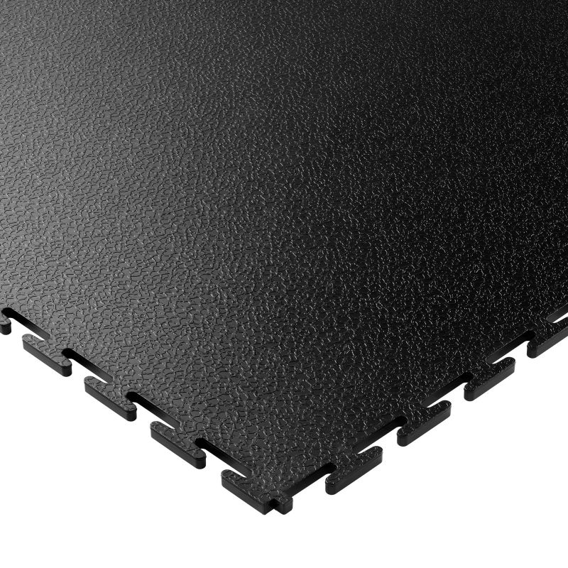 Dalle emboitable texturée en PVC 7 mm noir