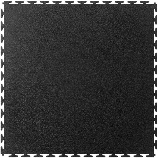 Dalle emboitable texturée en PVC 7 mm face noir