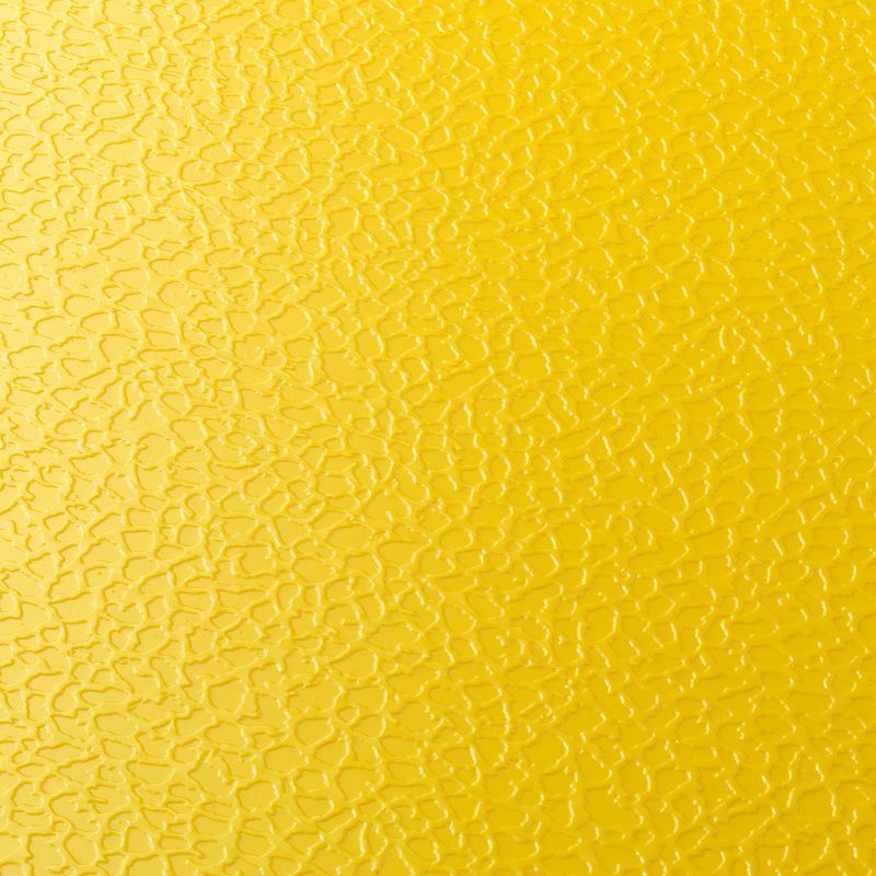 Dalle emboitable texturée en PVC 7 mm zoom matière jaune