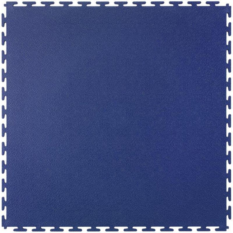 Dalle emboitable texturée en PVC 7 mm face bleu