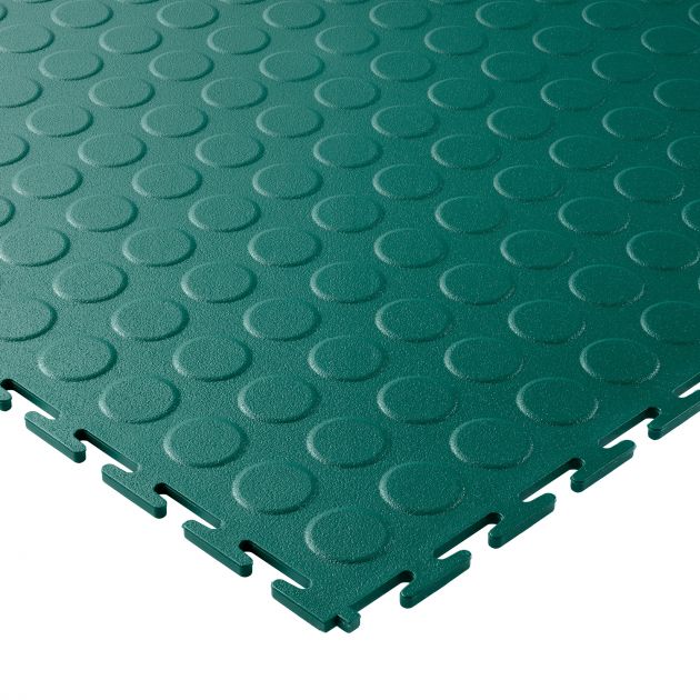Dalle emboitable pastille en PVC 7 mm vert