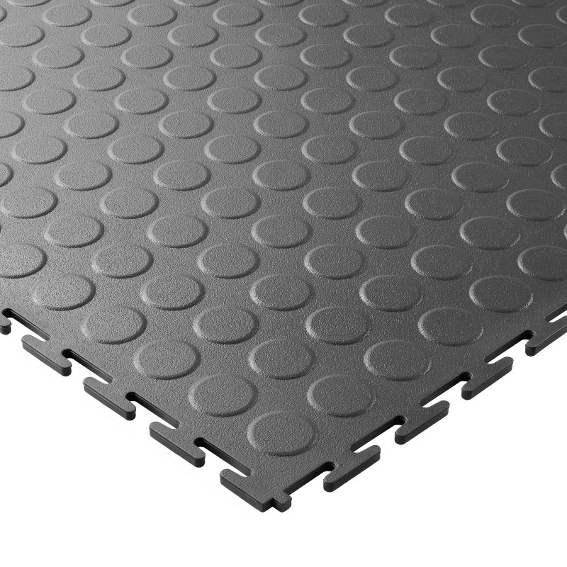 Dalle emboitable pastille en PVC 7 mm gris