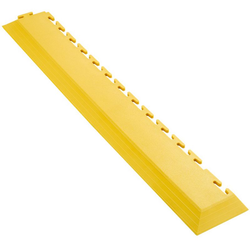 Bordure pour dalle emboitable en PVC 7 mm jaune angle